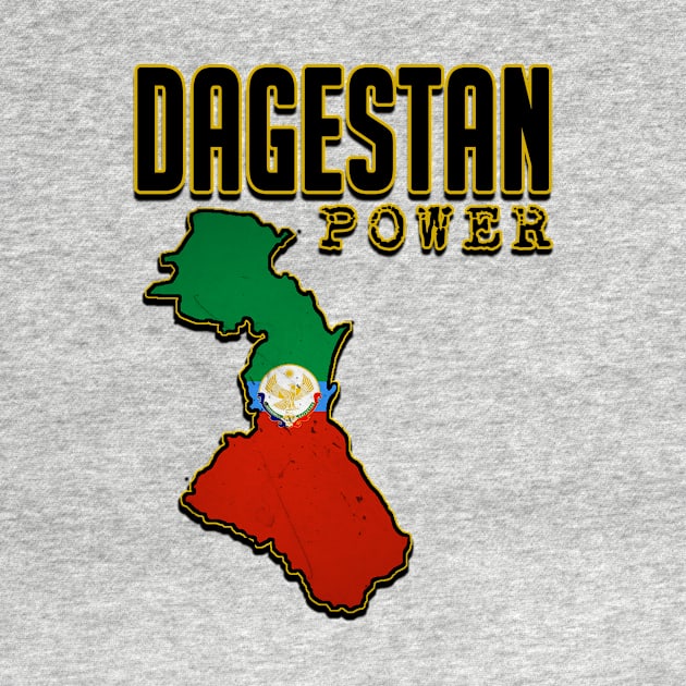 Dagestan Power, Flag Of Dagestan, Dagestan Map by Jakavonis